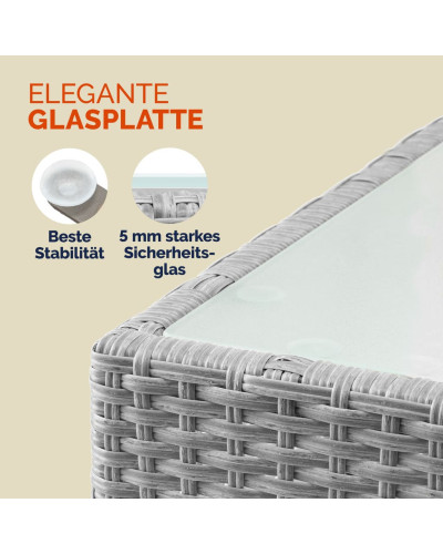 Beistelltisch Rund Aluminium Anthrazit 58 Zentimeter